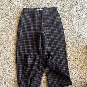 Urban outfitters plaid straight leg pants